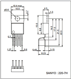 LA42201 Datasheet PDF SANYO -> Panasonic