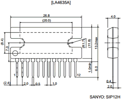 LA4635A Datasheet PDF SANYO -> Panasonic