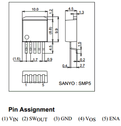 LA5779MP Datasheet PDF SANYO -> Panasonic