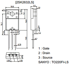 K2632LS Datasheet PDF SANYO -> Panasonic