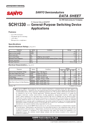 SCH1330 Datasheet PDF SANYO -> Panasonic