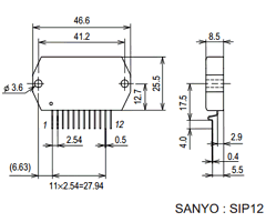 STK404-070S Datasheet PDF SANYO -> Panasonic