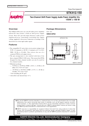 STK412000 Datasheet PDF SANYO -> Panasonic