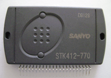 STK412-770 Datasheet PDF SANYO -> Panasonic