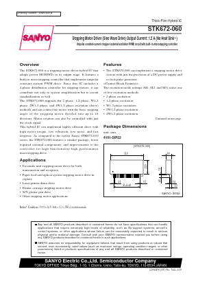 STK672-060 Datasheet PDF SANYO -> Panasonic