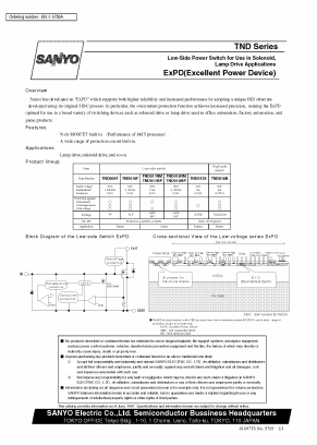 TND013S_ Datasheet PDF SANYO -> Panasonic
