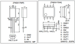 TND017MP Datasheet PDF SANYO -> Panasonic