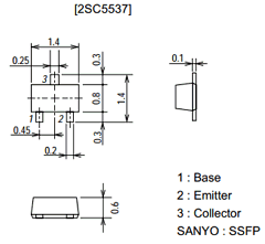 C5537 Datasheet PDF SANYO -> Panasonic