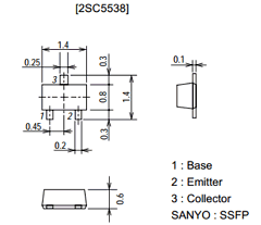2SC5538 Datasheet PDF SANYO -> Panasonic