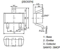 2SC5374 Datasheet PDF SANYO -> Panasonic