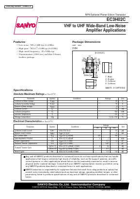 EC3H05B Datasheet PDF SANYO -> Panasonic