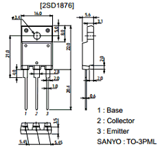 2SD1876 Datasheet PDF SANYO -> Panasonic