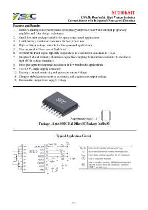 SC210KSIT Datasheet PDF SEC Electronics Inc.