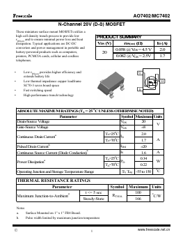 MC7402 Datasheet PDF SHENZHENFREESCALE