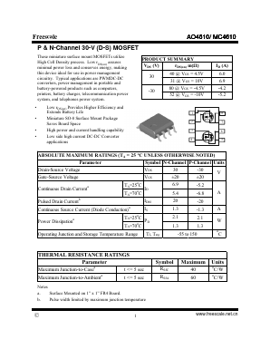 MC4610 Datasheet PDF SHENZHENFREESCALE