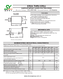 ER2B Datasheet PDF Shunye Enterprise