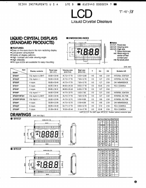 SP521 Datasheet PDF Seiko Instruments Inc