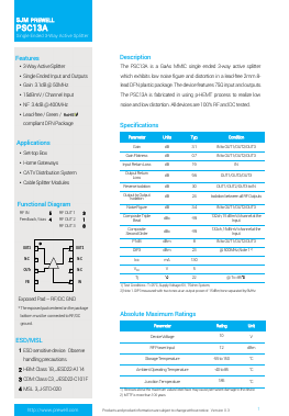 PSC13A Datasheet PDF SJM Prewell. All Rights Reserved.