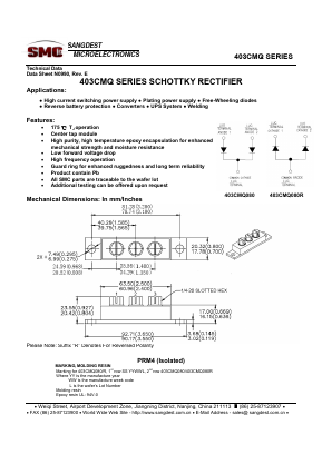 403CMQ Datasheet PDF Sangdest Microelectronic (Nanjing) Co., Ltd