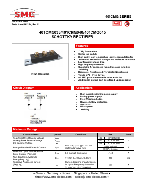 401CMQ Datasheet PDF Sangdest Microelectronic (Nanjing) Co., Ltd