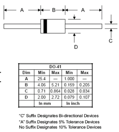 P4KE Datasheet PDF Sangdest Microelectronic (Nanjing) Co., Ltd