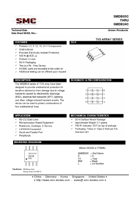 SMDB05C Datasheet PDF Sangdest Microelectronic (Nanjing) Co., Ltd