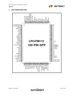 LPC47M112-MW Datasheet PDF SMSC -> Microchip