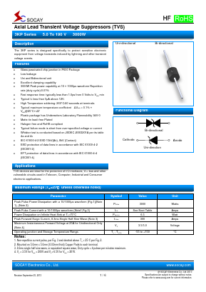 3KP78 Datasheet PDF Socay Electornics Co., Ltd.