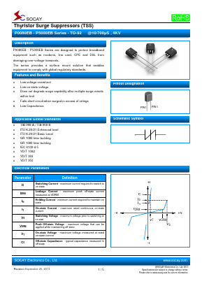P3100EB Datasheet PDF Socay Electornics Co., Ltd.