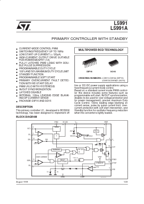 L5991A Datasheet PDF STMicroelectronics