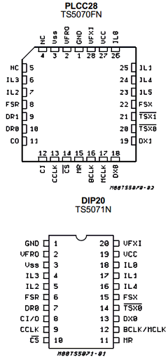 TSP5070FN Datasheet PDF STMicroelectronics