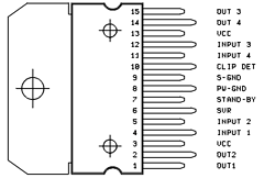 TDA7370 Datasheet PDF STMicroelectronics