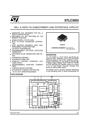 STLC3055 Datasheet PDF STMicroelectronics