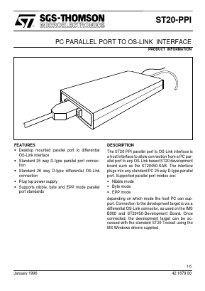 ST20-PPIUK Datasheet PDF STMicroelectronics