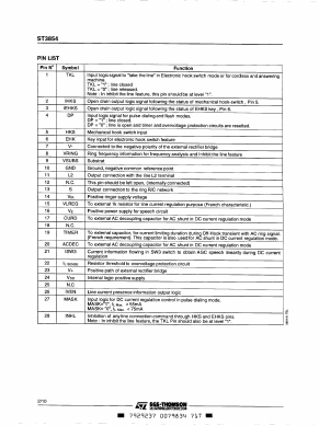 ST3854 Datasheet PDF STMicroelectronics