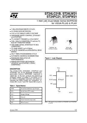 ST24FW21M6 Datasheet PDF STMicroelectronics