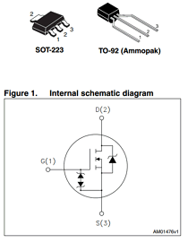 STQ1NK60ZR-AP Datasheet PDF STMicroelectronics
