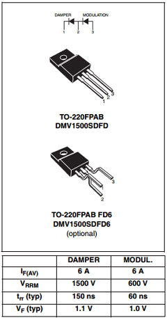 DMV1500SDFD6 Datasheet PDF STMicroelectronics