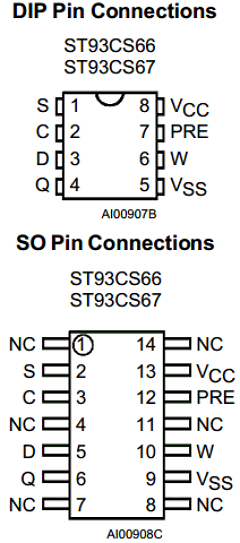 ST93CS66B3013TR Datasheet PDF STMicroelectronics