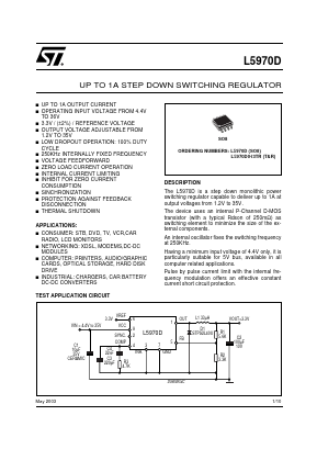 L5970D Datasheet PDF STMicroelectronics