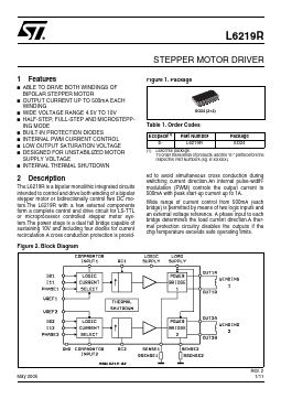 L6219R Datasheet PDF STMicroelectronics