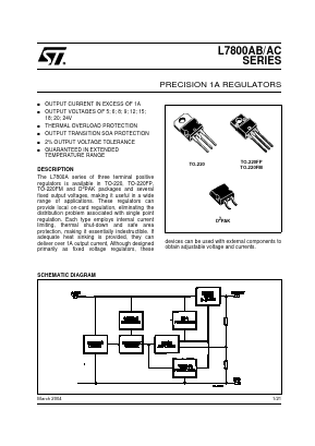 L7805ABD2T Datasheet PDF STMicroelectronics