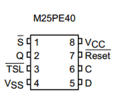 M25PE40-VMN6P Datasheet PDF STMicroelectronics
