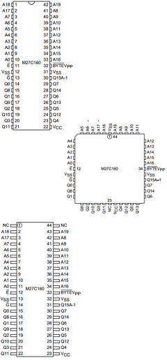 M27C160-90XK1 Datasheet PDF STMicroelectronics