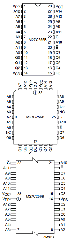 M27C256B-60N3 Datasheet PDF STMicroelectronics
