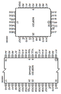 M28F201-120K3TR Datasheet PDF STMicroelectronics