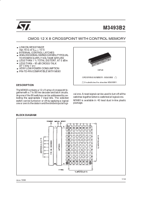 M3493B1 Datasheet PDF STMicroelectronics