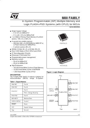 M88341Y-15T1T Datasheet PDF STMicroelectronics