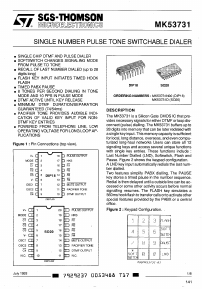 MK53731D Datasheet PDF STMicroelectronics