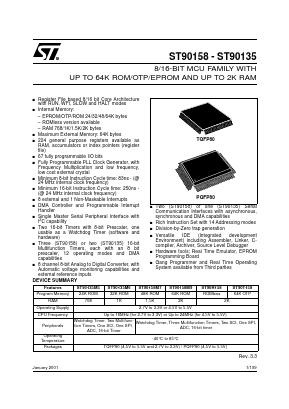 ST90135M5 Datasheet PDF STMicroelectronics